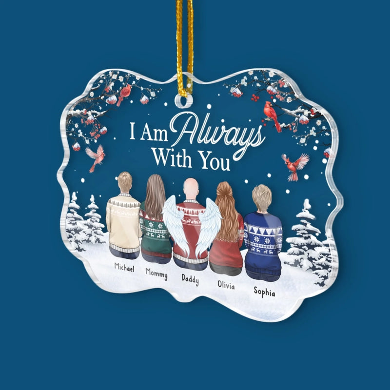 Custom Acrylic Ornament - Personalized Christmas Memorial Sympathy Gifts For Loss Of Mom, Dad - Your Spirit Lives On