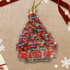 Custom Hologram Acrylic Ornament - Personalized Christmas Best Friend Birthday Gifts For Women, Besties, Sisters, BFF - Our Bond Grows Like Christmas Lights