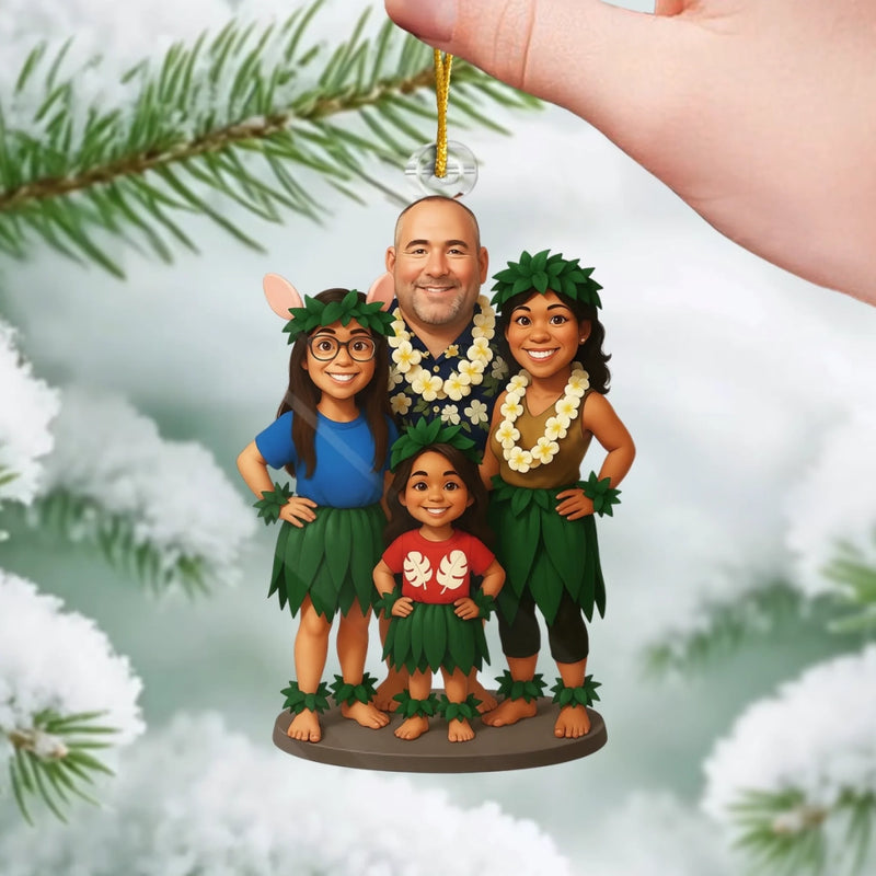 Custom Photo Acrylic Ornament - Personalized Christmas Birthday Gifts For Best Friends, Family, Coworker, Work Bestie, Husband And Wife, Dog Cat Lovers - Made Of Moments