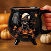 Custom 12oz Ceramic Cauldron Coffee Mug - New Arrival, Personalized Halloween Witchy Gifts For Besties, Sisters, BFF, Family, Yourself - Purrfectly Spooky AMZ