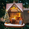 Custom Wood Ornament - Personalized Christmas  Bookish Gifts For Book Lovers, Bookworms, Readers - A Book Lover’s Holiday Dream