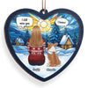 Custom Wood Ornament - Personalized Pet Christmas Memorial Sympathy Gifts For Dogs, Cats  - Always Loved Always Remembered