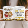 Custom Mug - Personalized Best Friend Birthday Gifts For Women, Besties, Sisters, BFF - Besties Make Every Day Brighter