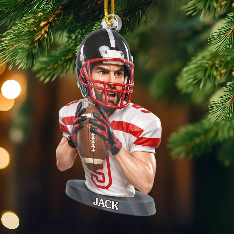 Custom Photo Acrylic Ornament - Personalized Christmas Birthday Sport Gifts For Sports Lovers - Where Passion Meets Endless Play