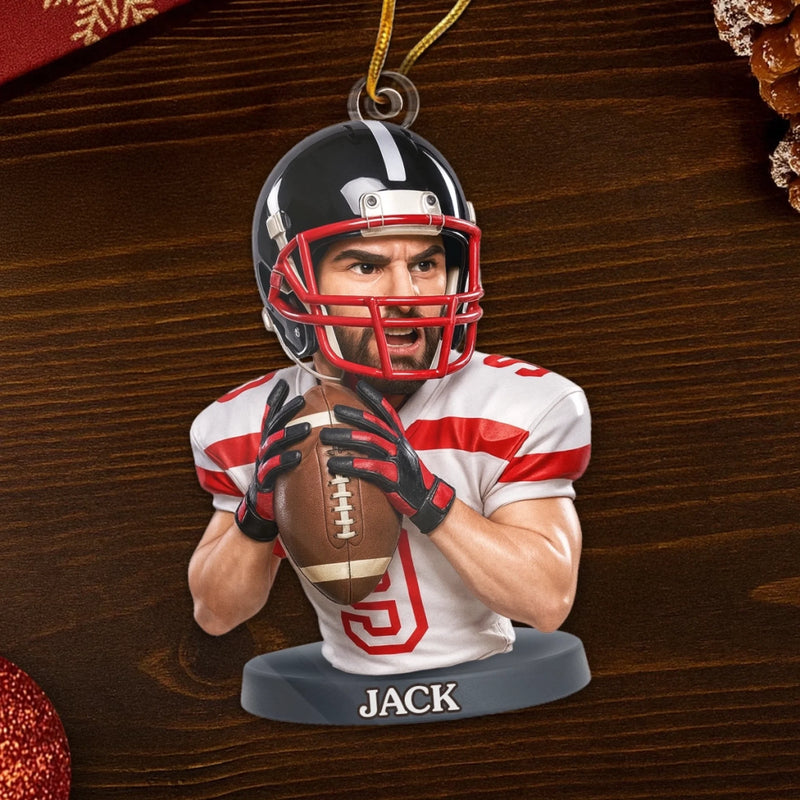 Custom Photo Acrylic Ornament - Personalized Christmas Birthday Sport Gifts For Sports Lovers - Where Passion Meets Endless Play