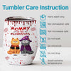 Custom Wine Tumbler - Personalized Halloween Birthday Gifts For Cat Lovers, Cat Mom And Dad - Cats Bring Mystery To Halloween Nights