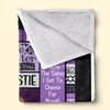 Custom Blanket - Personalized Best Friend Christmas Birthday Gifts For Women, Besties, Sisters, BFF - Always Better With My BFF