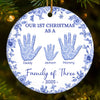 Custom Ceramic Ornament - Personalized Christmas Birthday Gifts For Mom, Dad, Kids - Where Love Lives