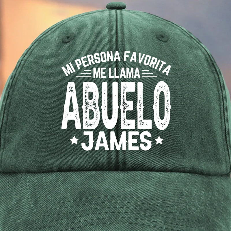 Gorra de Béisbol Personalizada de Mezclilla Vintage Lavada – Regalos de Cumpleaños Personalizados para Papá, Abuelo – La Paternidad Me Queda Bien