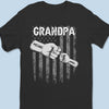 Built With Love And Fist Bumps - Family Personalized Custom Unisex T-shirt, Premium T-shirt, Hoodie - Father's Day, Gift For Dad, Grandpa