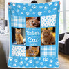 Custom Photo Blanket - Personalized Christmas Memorial Sympathy Gifts For Dogs, Cats - You Were My Favorite Hello And My Hardest Goodbye