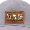 Custom Photo Thanks For Loving Me At My Messiest - Dog & Cat Personalized Custom Leather Patch Hat - Father's Day, Gift For Pet Owners, Pet Lovers