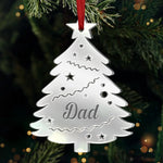 Custom Mirrored Acrylic Ornament - Personalized Christmas Birthday Gifts For Family - Our Family Tree Shines Bright