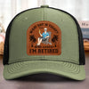 Custom Shaped Leather Patch Hat - Personalized Appreciation, Retirement Gift For Men, Women, Coworkers, Work Friends, Colleagues - Retirement Life