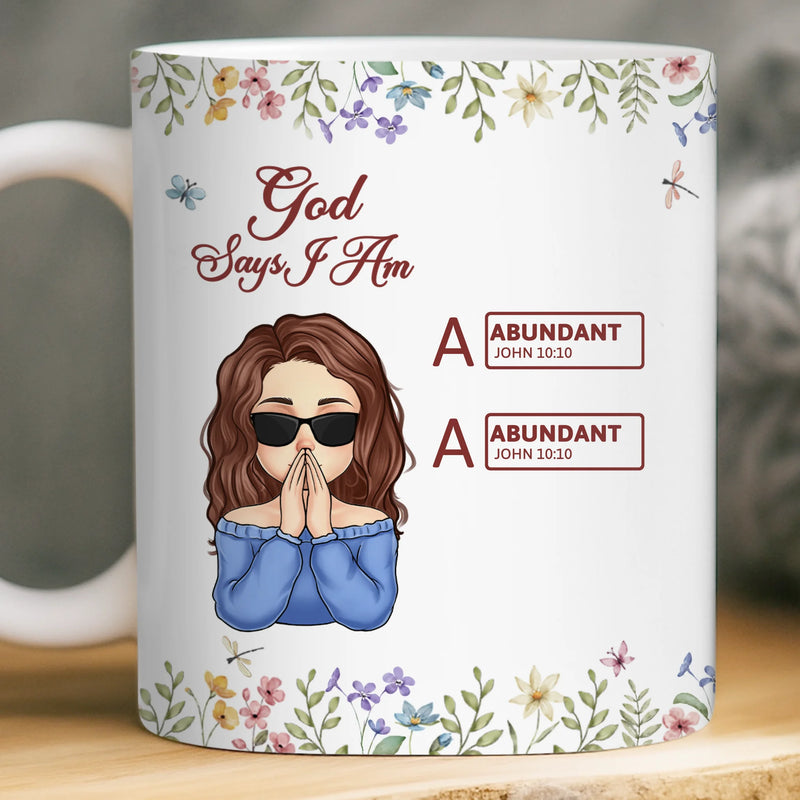 Custom Mug - Personalized Birthday Gifts For Besties, Sisters, BFF, Family, Yourself - Becoming The Best Version Of Me