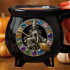 Custom 12oz Ceramic Cauldron Coffee Mug - Personalized Halloween Witchy Gifts For Besties, Sisters, BFF, Family, Yourself - The Bejeweled Witch