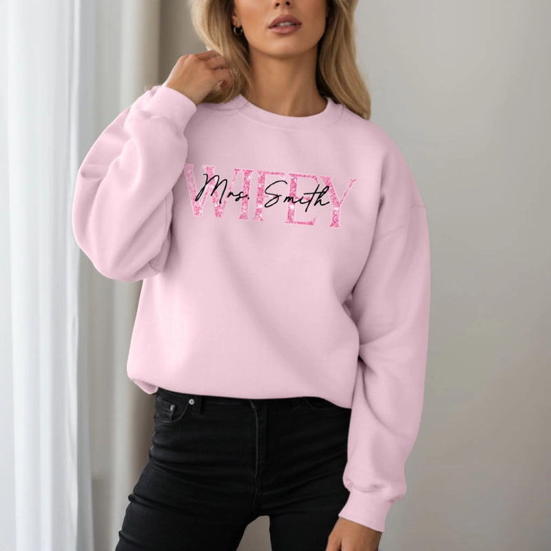 Custom Unisex Sweatshirt, Hoodie With Design On Sleeve - Personalized Gifts For Husband And Wife, Him And Her - You Complete Me