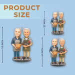 Custom Photo Acrylic Ornament - Personalized Christmas Birthday Gifts For Farmers, Couple - Strong Roots Grow With Hard Work