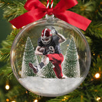 Custom Photo 3D Acrylic Ball Ornament - Personalized Christmas Birthday Gifts For Football Fans, Athletes, Coaches - Doing What I Love Most