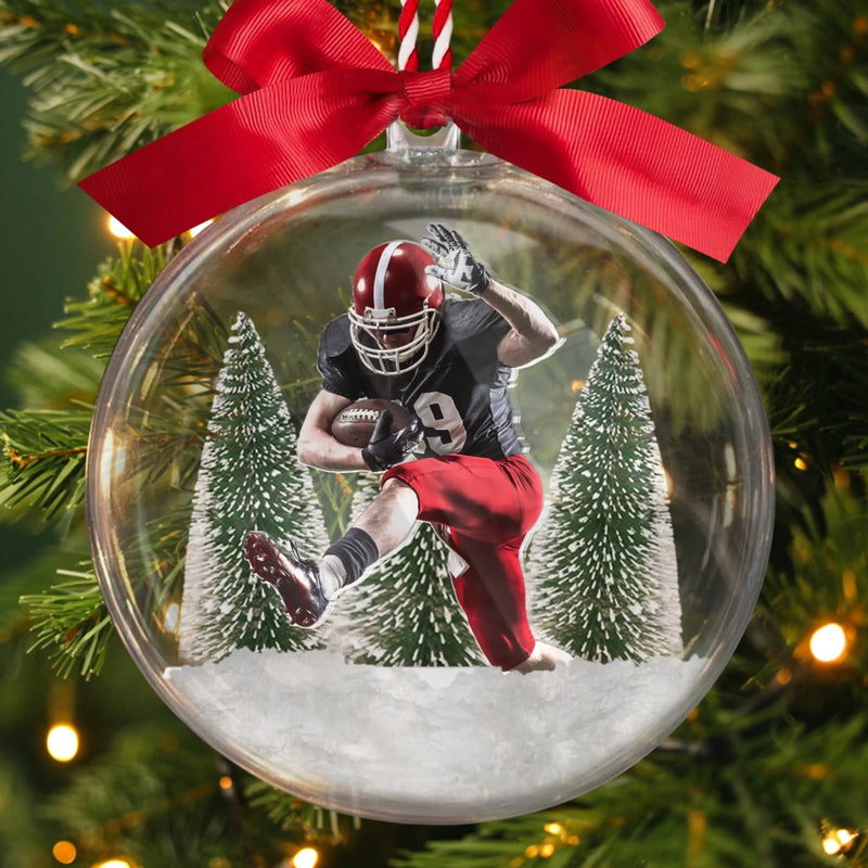 Custom Photo 3D Acrylic Ball Ornament - Personalized Christmas Birthday Gifts For Besties, Sisters, BFF, Family, Yourself - Doing What I Love Most