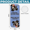 Custom Leather Magnetic Bookmark - Personalized  Bookish Gifts For Book Lovers, Bookworms, Dog Cat Lovers, Dog Dad And Mom, Cat Owners - Stay Pawsitive, Keep Reading