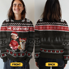 Custom Unisex Ugly Sweatshirt - Personalized  Christmas Birthday Gifts For Dog Lovers, Dog Dad And Mom - Master Of Fetch