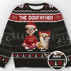 Custom Unisex Ugly Sweatshirt - Personalized  Christmas Birthday Gifts For Dog Lovers, Dog Dad And Mom - Master Of Fetch