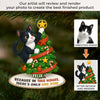 Custom Photo Acrylic Ornament - Personalized  Christmas Birthday Gifts For Dog Cat Lovers, Dog Dad And Mom, Cat Owners - Cat Steals The Show