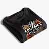 Custom Senior Football Mom T-shirt, Hoodie - Personalized Birthday Football Gifts For Mom, Football Lovers, NFL Fans, Sport Lovers - Football Mama With Leopard Coquette Bow