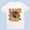 Upload Photo Football Cheer GameDay T-shirt, Hoodie - Personalized Birthday Football Gifts For Mom, American Football Players, Football Lovers, NFL Fans, - American Football Senior GameDay
