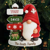 Custom Acrylic Ornament - Personalized Christmas Birthday Gifts For Mom, Dad, Kids - The Magic Begins With Us
