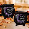 Custom 12oz Ceramic Cauldron Coffee Mug - Personalized Halloween Witchy Gifts For Besties, Sisters, BFF, Family, Yourself - Boss Witch Energy