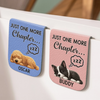 Custom Leather Magnetic Bookmark - Personalized  Bookish Gifts For Book Lovers, Bookworms, Dog Dad And Mom - Happiness Is Another Chapter
