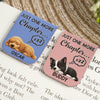 Custom Leather Magnetic Bookmark - Personalized  Bookish Gifts For Book Lovers, Bookworms, Dog Dad And Mom - Happiness Is Another Chapter
