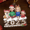 Custom Acrylic Ornament - Personalized Christmas Birthday Gifts For Family, Dog Cat Lovers - Together Is Our Best Tradition
