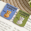 Custom Leather Magnetic Bookmark - Personalized  Bookish Gifts For Book Lovers, Bookworms, Cat Mom And Dad - Lost In Chapters