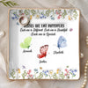Custom Butterfly Full-Print Jewelry Dish - Personalized Best Friend Birthday Gifts For Women, Besties, Sisters, BFF  - Friends Are Flowers That Never Fade