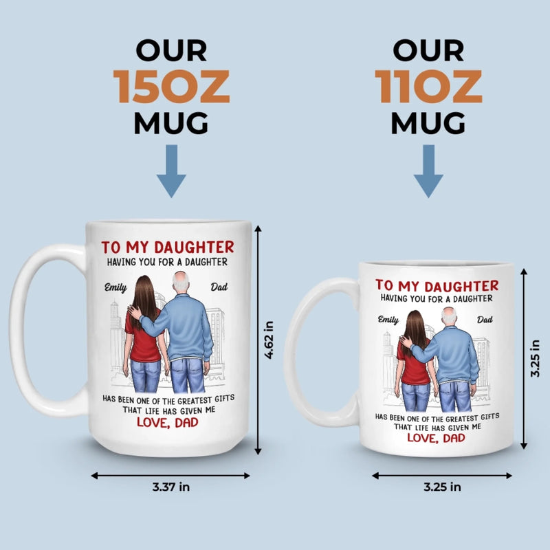 Custom Mug - Personalized Birthday Gifts For Mom, Dad, Daughter, Son - Love Flows Through Every Generation