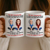 Custom Mug - Personalized Birthday Gifts For Mom, Dad, Daughter, Son - Always Her Little Girl, Forever My Biggest Love