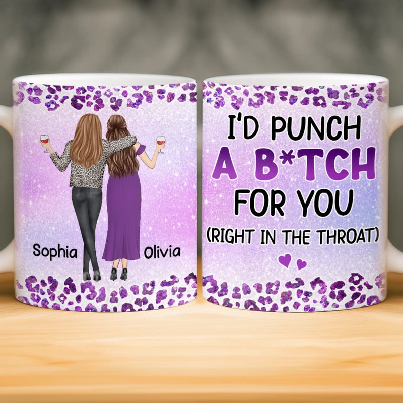 Custom Mug - Personalized Best Friend Birthday Gifts For Women, Besties, Sisters, BFF - Always Got Your Back