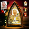 Custom Photo LED Tabletop Lantern Light - Personalized Christmas Memorial Sympathy Gifts For Loss Of Mom, Dad - A Life Cherished Never Forgotten