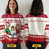 Custom Unisex Ugly Sweatshirt - Personalized  Christmas Birthday Gifts For Family, Dog Cat Lovers - Santa’s Favorite Family