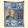 Custom Photo Blanket - Personalized Christmas Memorial Sympathy Gifts For Loss Of Mom, Dad - Love Lives Beyond The Years