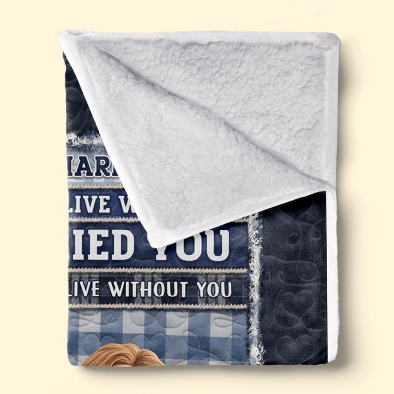 Custom Blanket - Personalized Anniversary Wedding Gifts For Husband And Wife, Him And Her - My Favorite Chapter Is Us