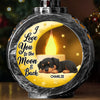 Custom Candlelight Lantern Ornament - Personalized Pet Christmas Memorial Sympathy Gifts For Dogs - Love Never Fades