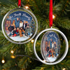 Custom Photo Acrylic Rotating Ornament - Personalized Christmas Birthday Gifts For Mom, Dad, Brother, Sister, Kids - Hearts Together This Christmas Season