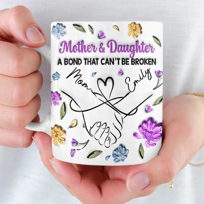 Custom Mug - Personalized Birthday Gifts For Mom, Daughter - Heart Full Of You