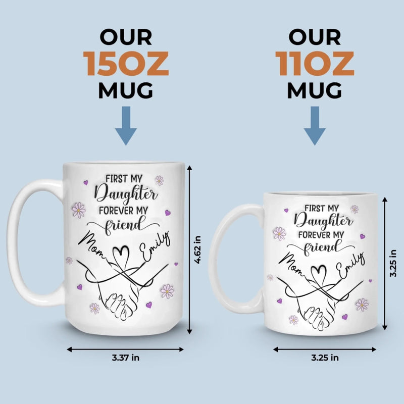 Custom Mug - Personalized Birthday Gifts For Mom, Daughter - You Are My Safe Place