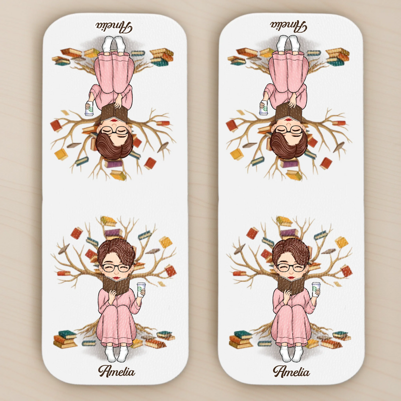 Custom Leather Magnetic Bookmark - Personalized  Bookish Gifts For Book Lovers, Bookworms, Readers - Chapters And Dreams Await