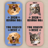 Custom Photo Leather Magnetic Bookmark - Personalized  Bookish Gifts For Book Lovers, Bookworms, Dog Cat Lovers, Dog Dad And Mom, Cat Owners - Pawsed Here